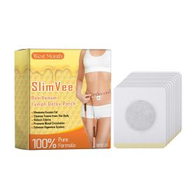 West Month Beevenom Slimming Patch Tightens, Lifts Belly And Draws In Belly To Shape Light, Beautiful And Considerate (Option: 10 pieces-14g-2.88*2.88*0.56inch)