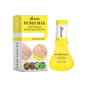 Ximonth Herbal Nail Care Solution Hand, Foot And Nail Cleansing And Repair Bright Nail Thick Toe Care Solution (Option: 50g-75g-3.85*2*2inch)